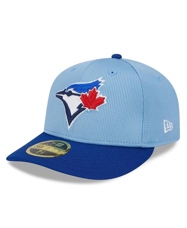 Mens New Era Light Blue Toronto Blue Jays 2024 Batting Practice Low Profile 59FIFTY Fitted Hat Product Image