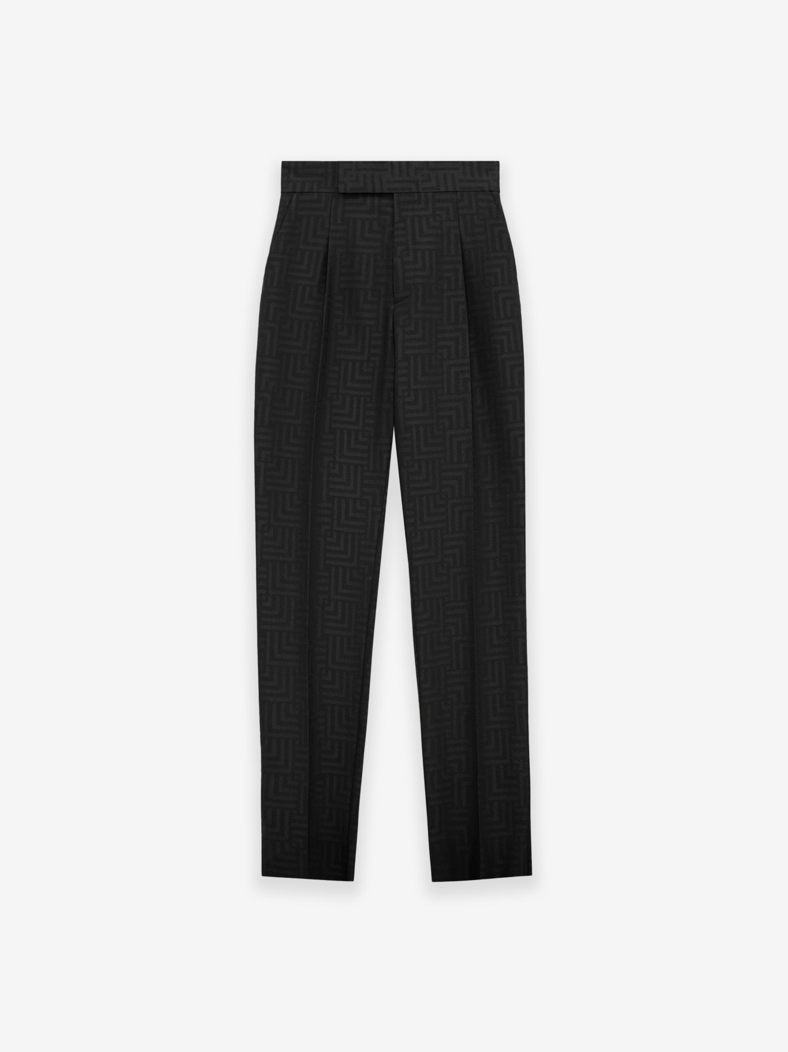 Wool Jacquard Tapered Trouser Male Product Image