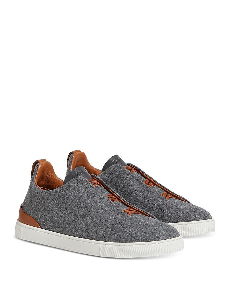 Zegna Mens Triple Stitch Low Top Sneakers Product Image