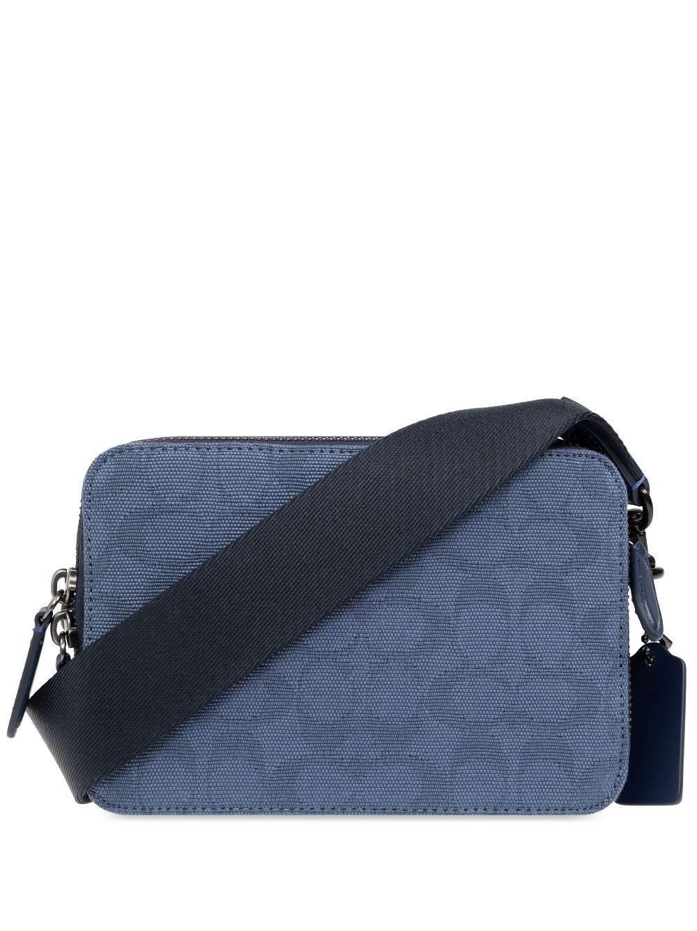 Blue Charter Crossbody 19 Messenger Bag In Washed Chambray Product Image