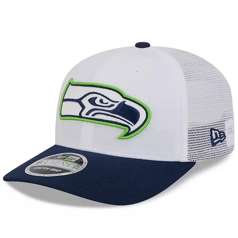 New Era Mens White Seattle Seahawks 2024 Nfl Training Camp 9SEVENTY Trucker Hat - White Product Image