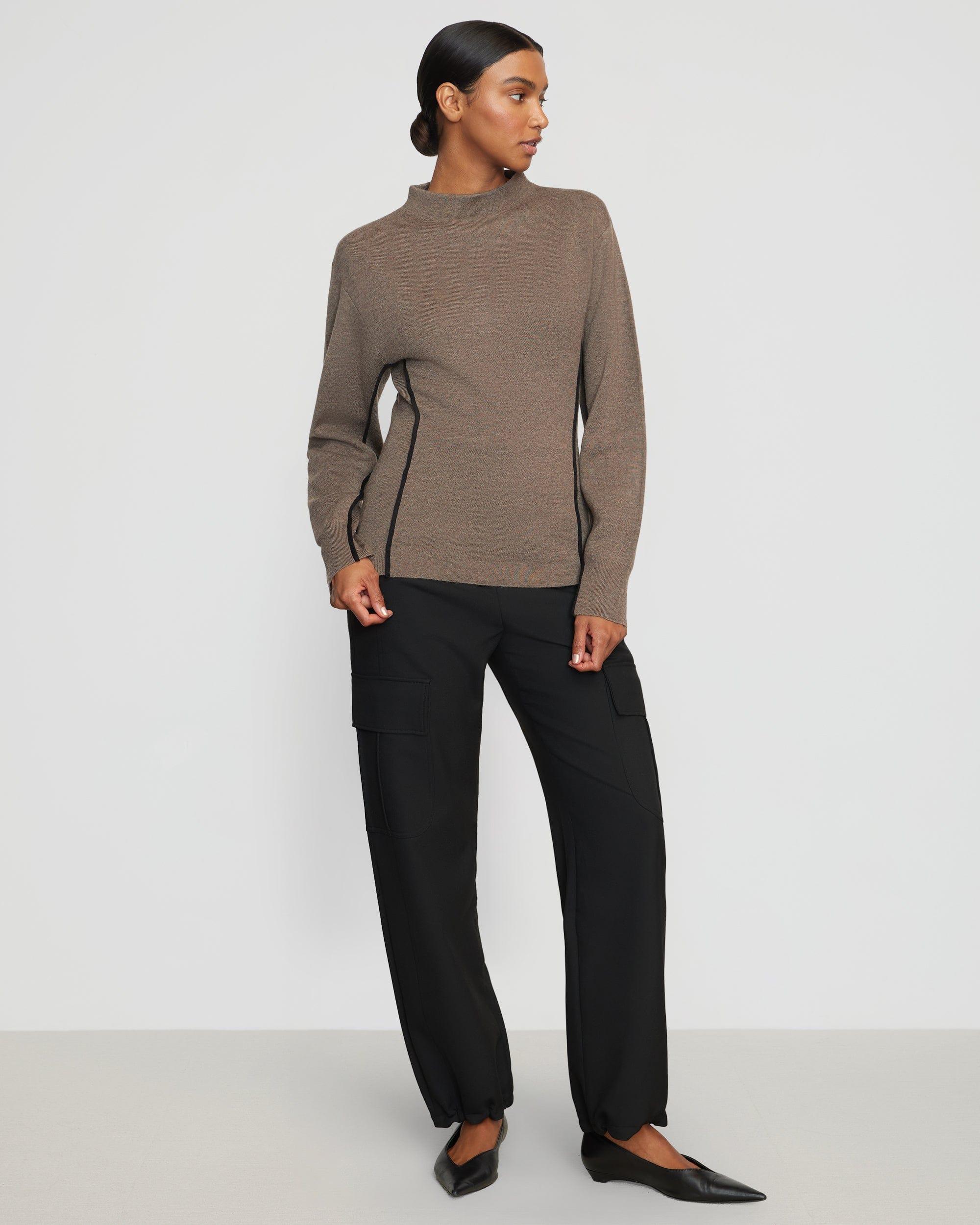 Clarice Contrast-Piping Sweater product image