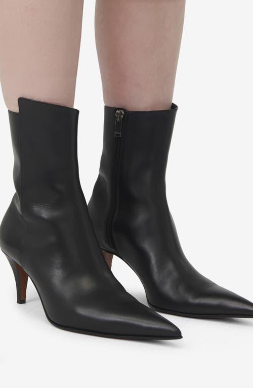 ALEXANDER MCQUEEN Birdee Pointed Toe Bootie In Black Product Image