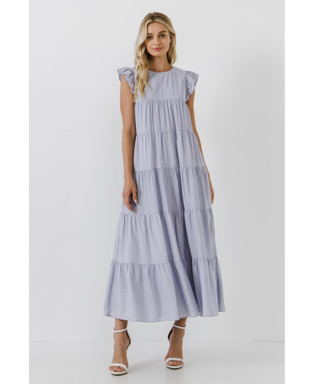 English Factory Womens Tiered Maxi Dress Product Image