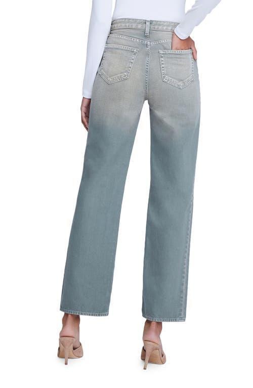 Jones Stovepipe Denim In Jade Green Product Image