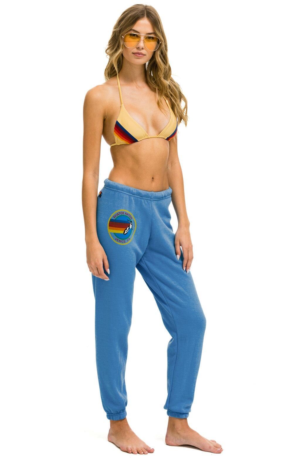 AVIATOR NATION  SWEATPANTS - COBALT Female Product Image