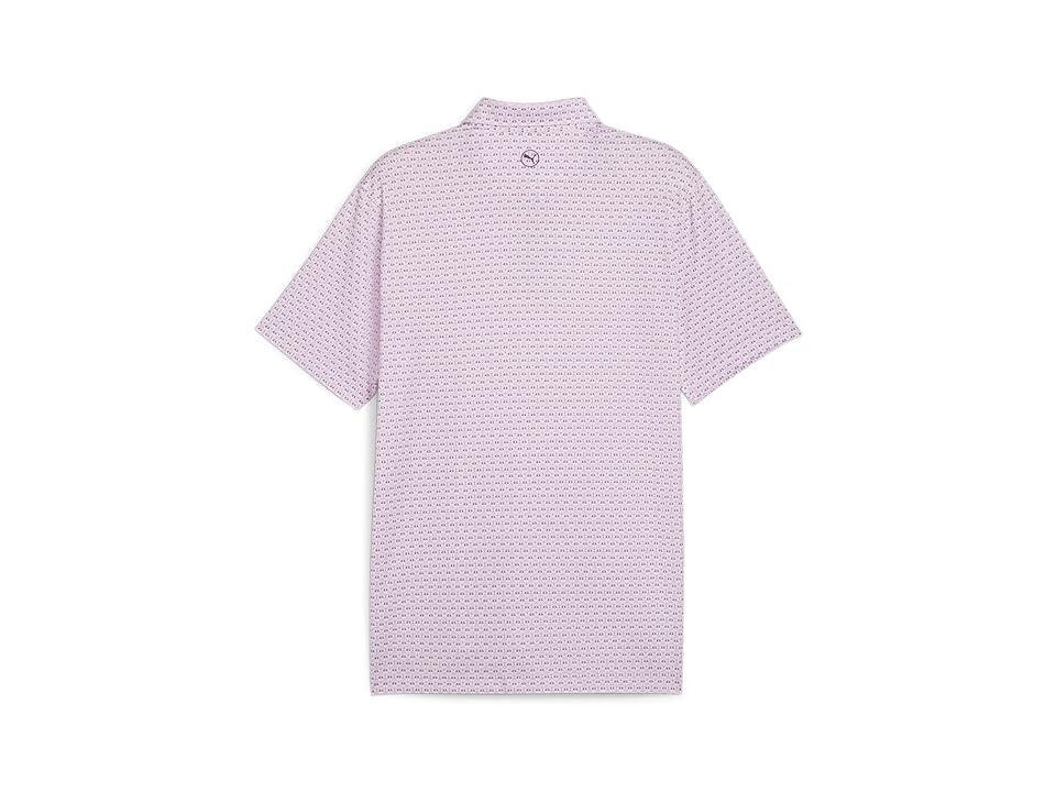 PUMA Golf Mattr Palm Deco Polo (Crushed Berry Icing) Men's Clothing Product Image