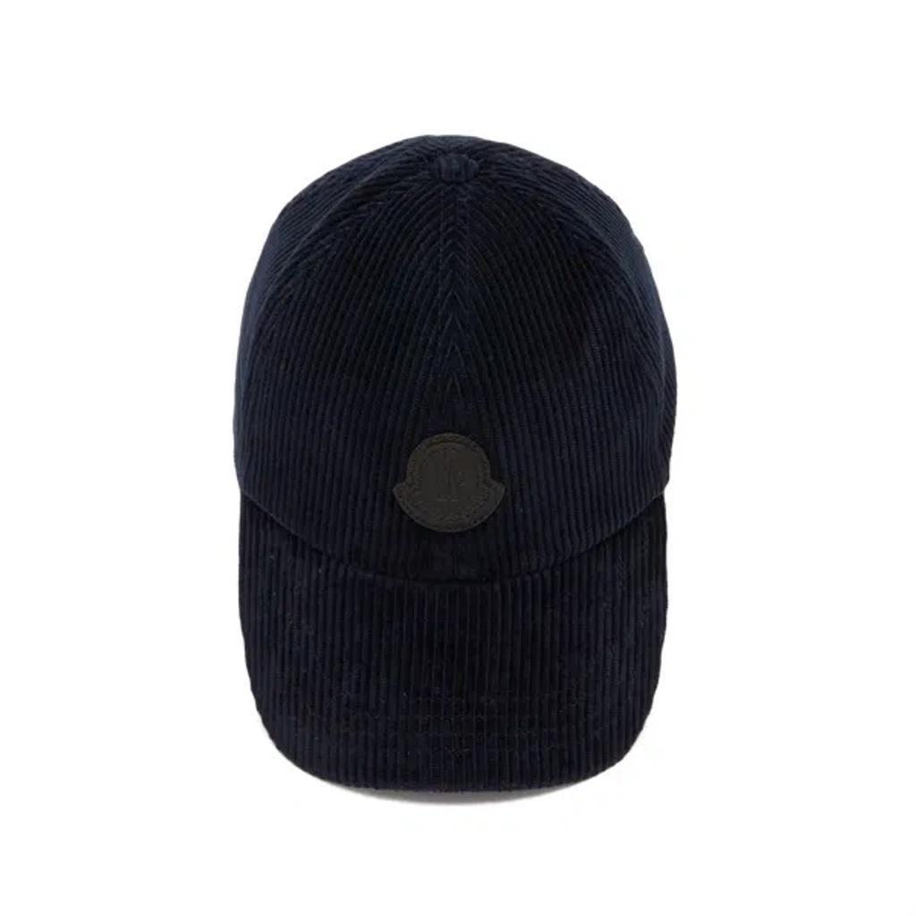 MONCLER Logo-patch Cap In Blue Product Image