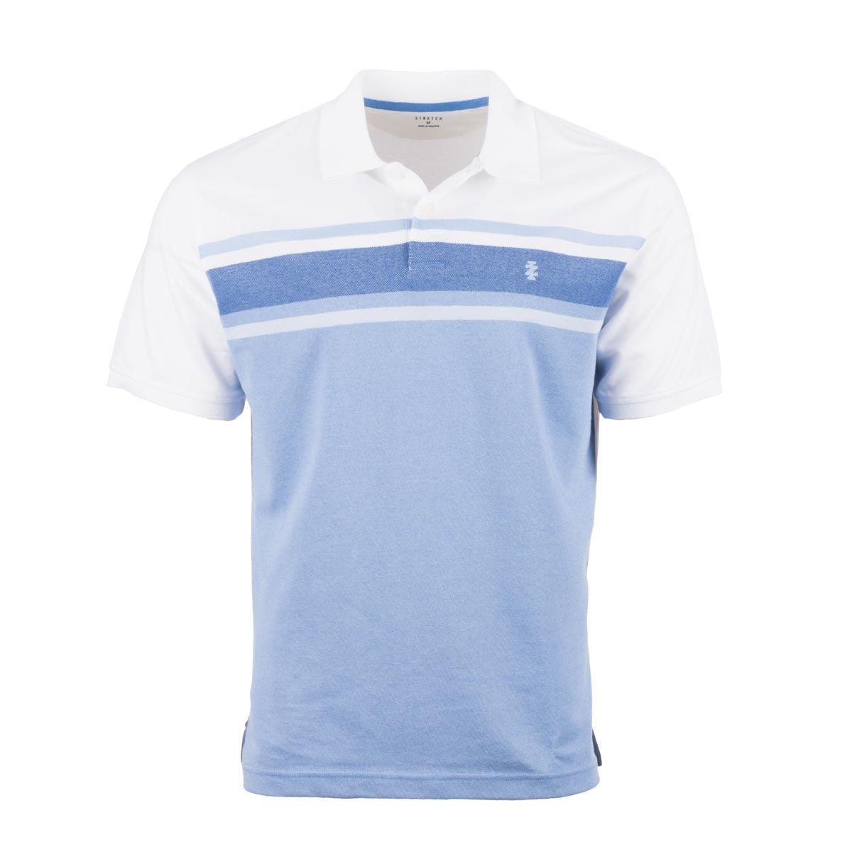 IZOD Men's Advanced Perforated Stripe Polo Product Image