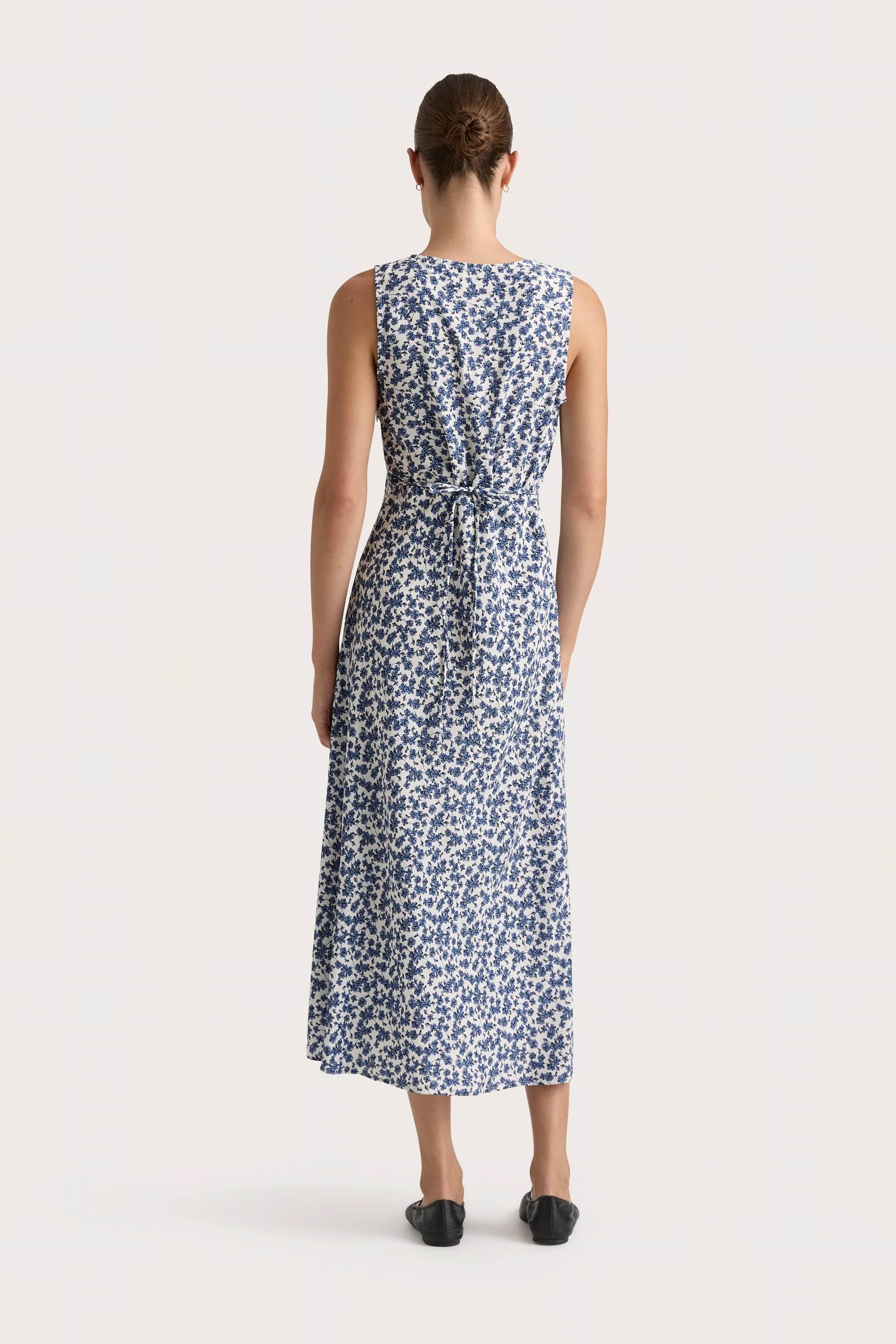 Valras Midi Dress Leilani Mid Blue Product Image