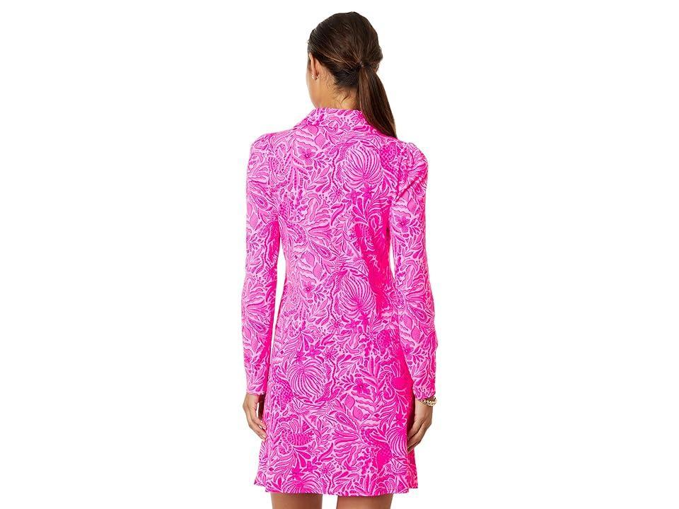 Lilly Pulitzer Brickell Dress Upf 50+ (Cerise ie Promises) Women's Dress Product Image