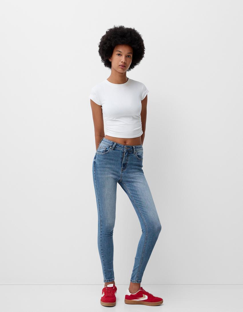 Super high-rise skinny jeans Product Image