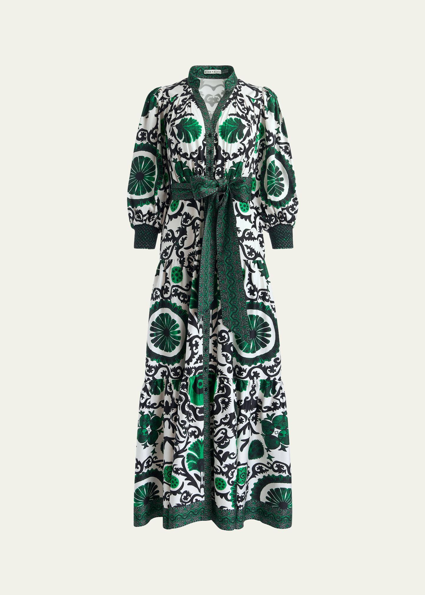 Cora Voluminous Tiered Shirtdress Product Image