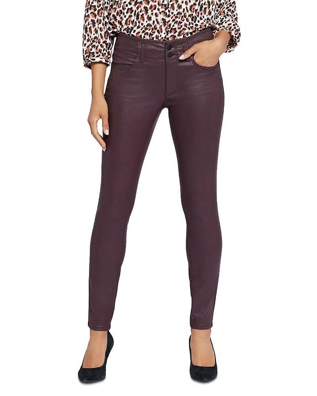 NYDJ Ami Coated High Waist Skinny Jeans Product Image