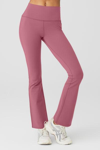 Alo Yoga | Airbrush High-Waist 7/8 Bootcut Legging Pink Product Image