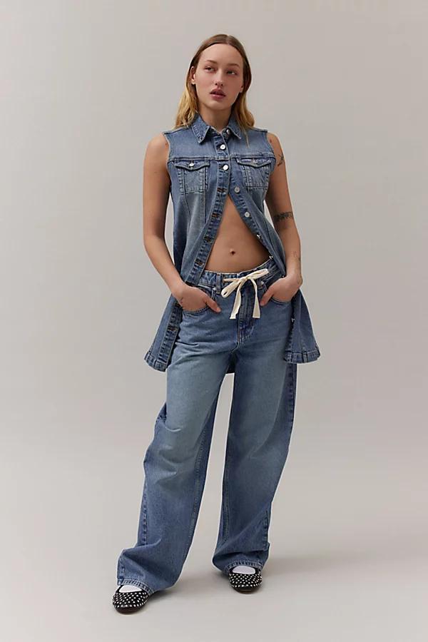 BDG Bella Drawstring Baggy Jean Womens at Urban Outfitters Product Image