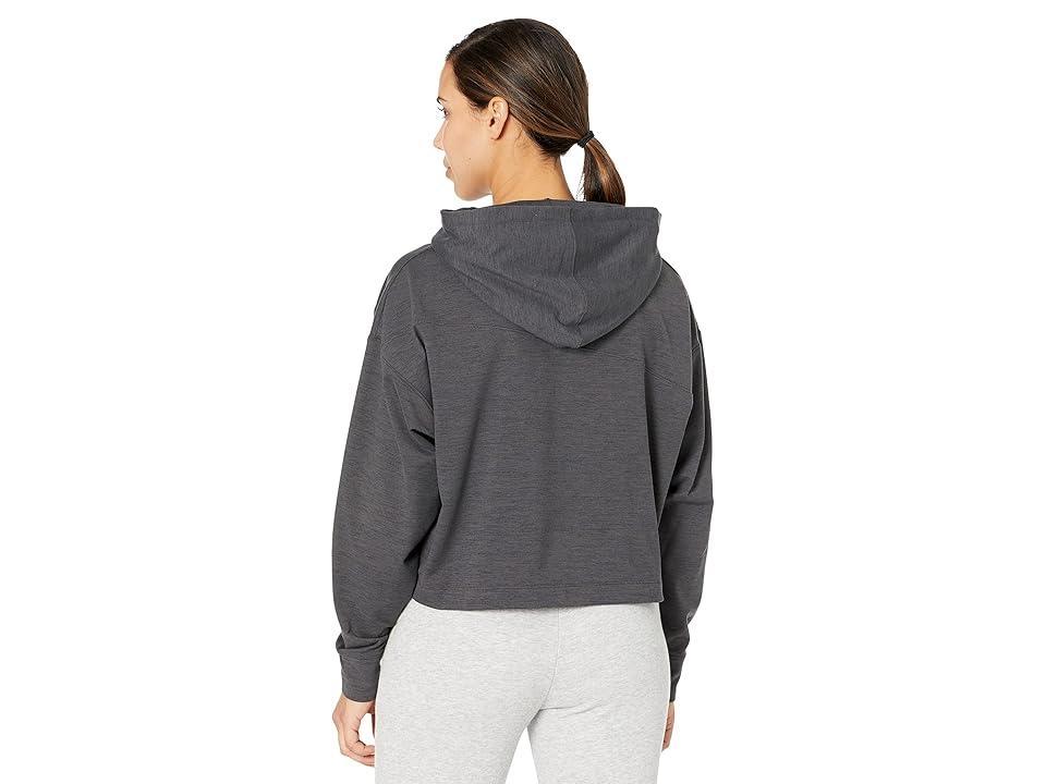 PUMA Golf Cloudspun Cropped Hoodie (Puma Heather) Women's Clothing Product Image