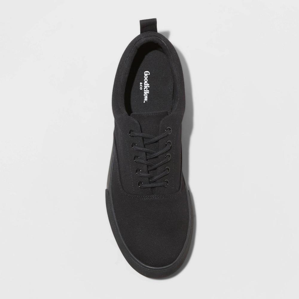 Men's Brady Canvas Sneakers - Goodfellow & Co™ Black 9 Product Image