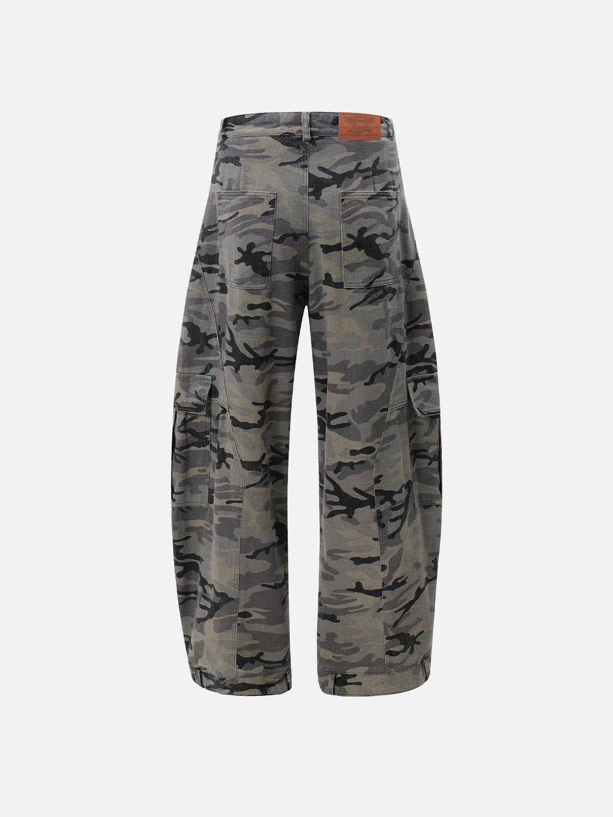 Aelfric Eden Camouflage Barrel Cargo Pants Product Image