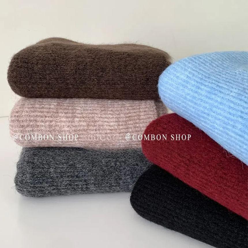 Plain Knit Scarf Product Image