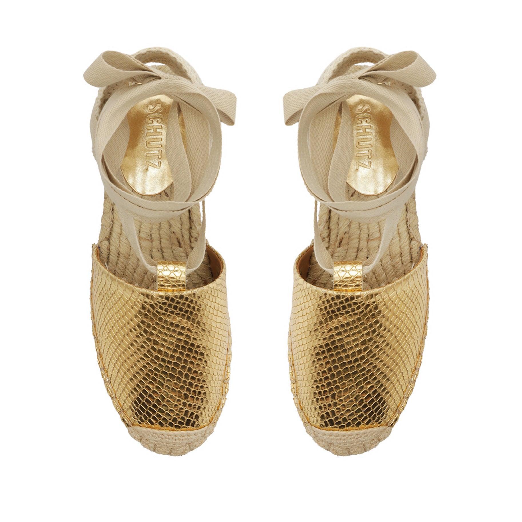 Greeca Metallic Leather Espadrille Product Image