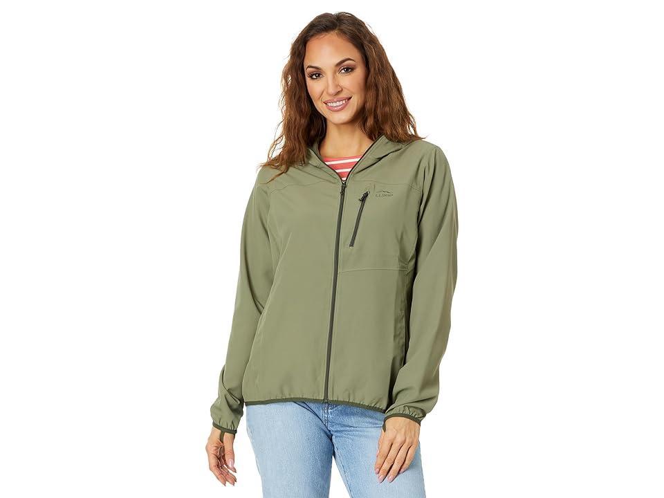 L.L.Bean No Fly Zone Jacket (Olive/Gray) Women's Jacket Product Image