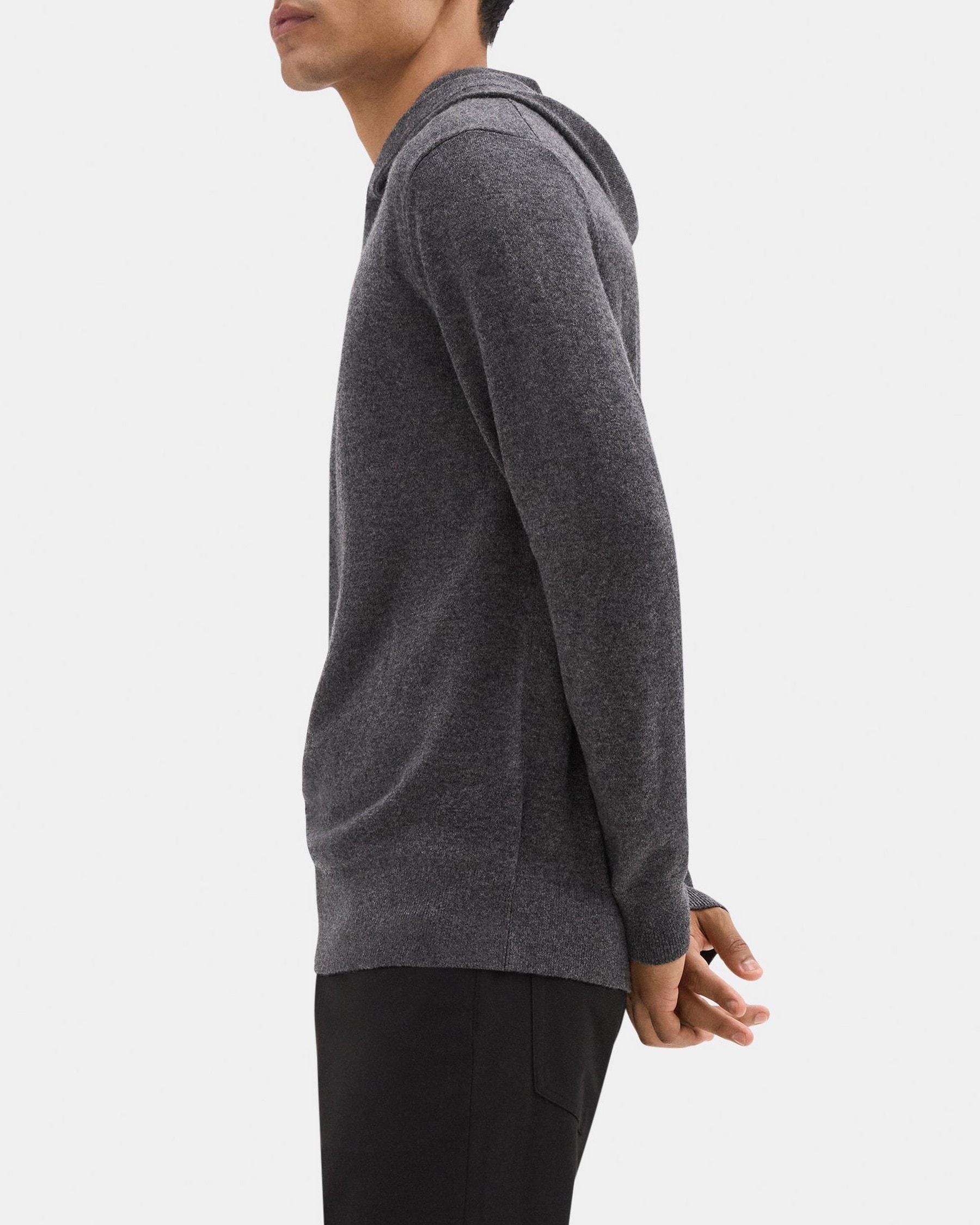 Hoodie in Wool-Cashmere Product Image