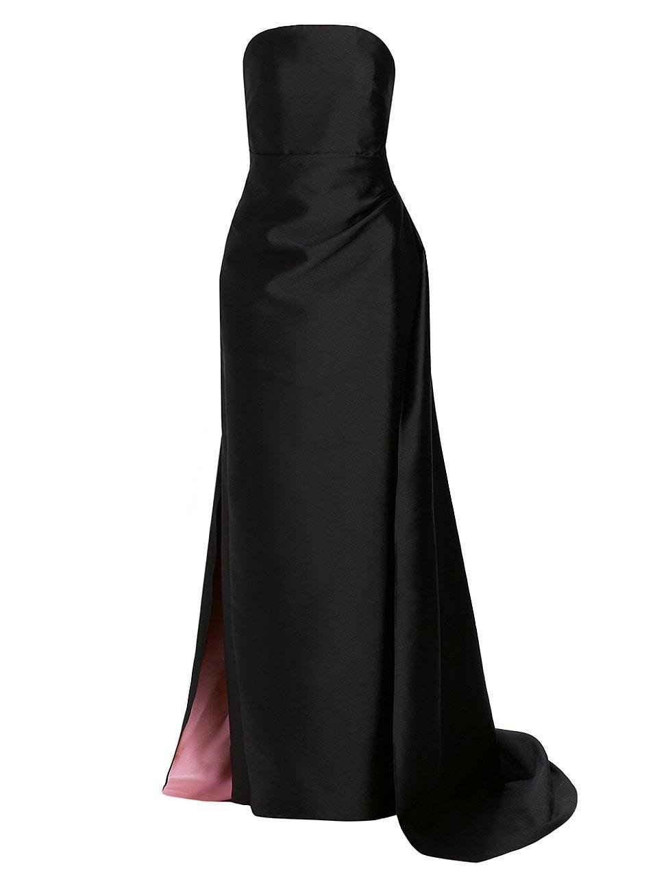 Strapless Evening Gown With Bi-Color Train Product Image