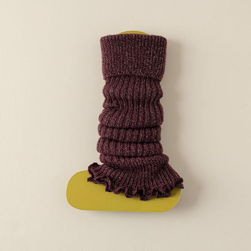 Lettuce Edge Knit Leg Warmers Product Image