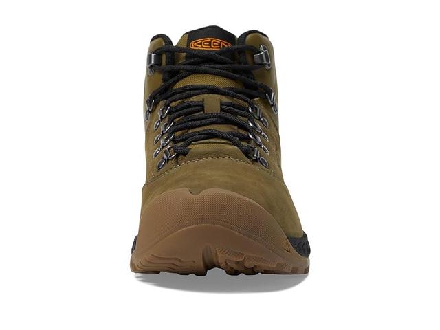 KEEN NXIS Explorer Mid Waterproof (Dark Olive/Black) Men's Boots Product Image