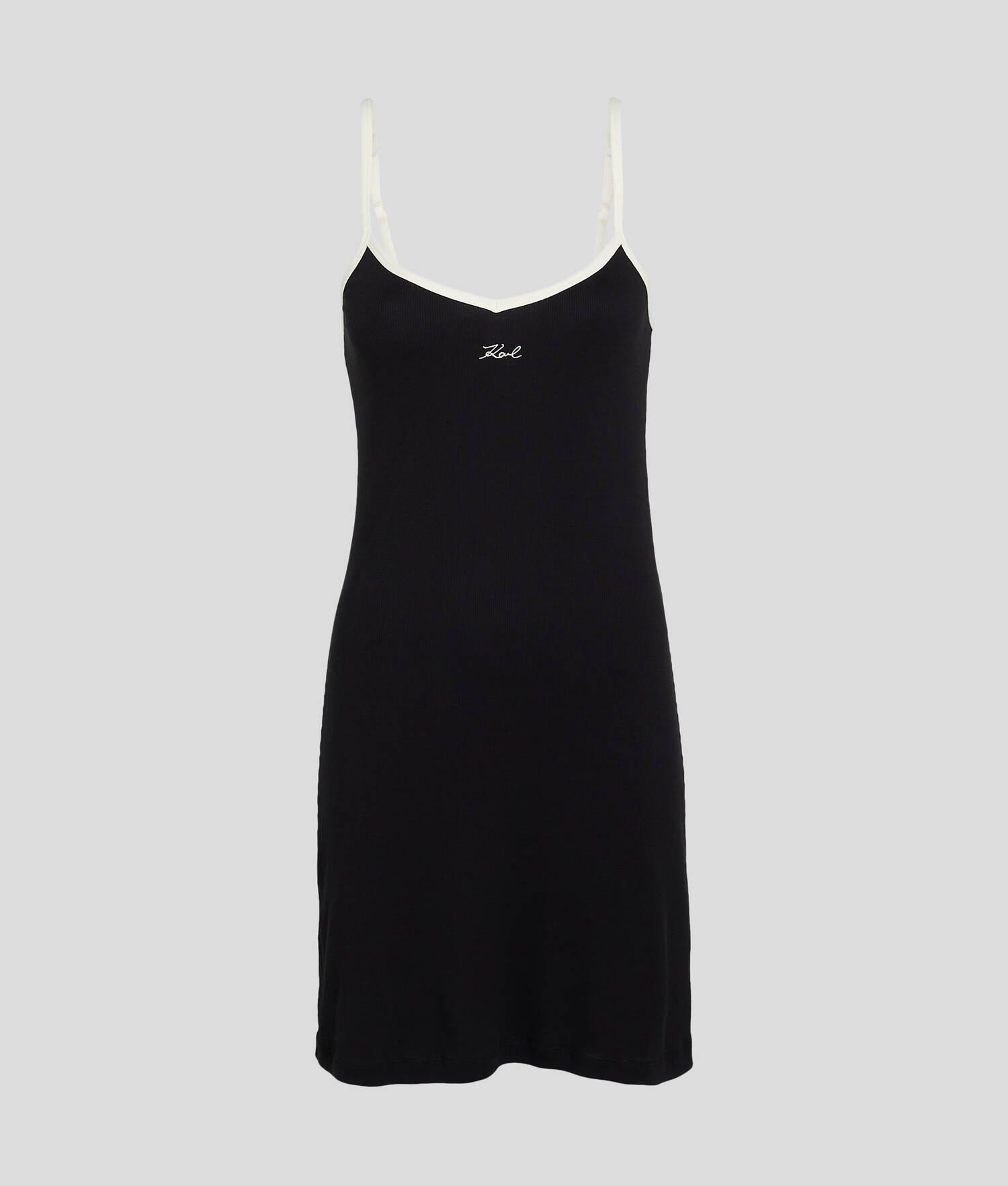 KARL SIGNATURE SLIP DRESS Product Image