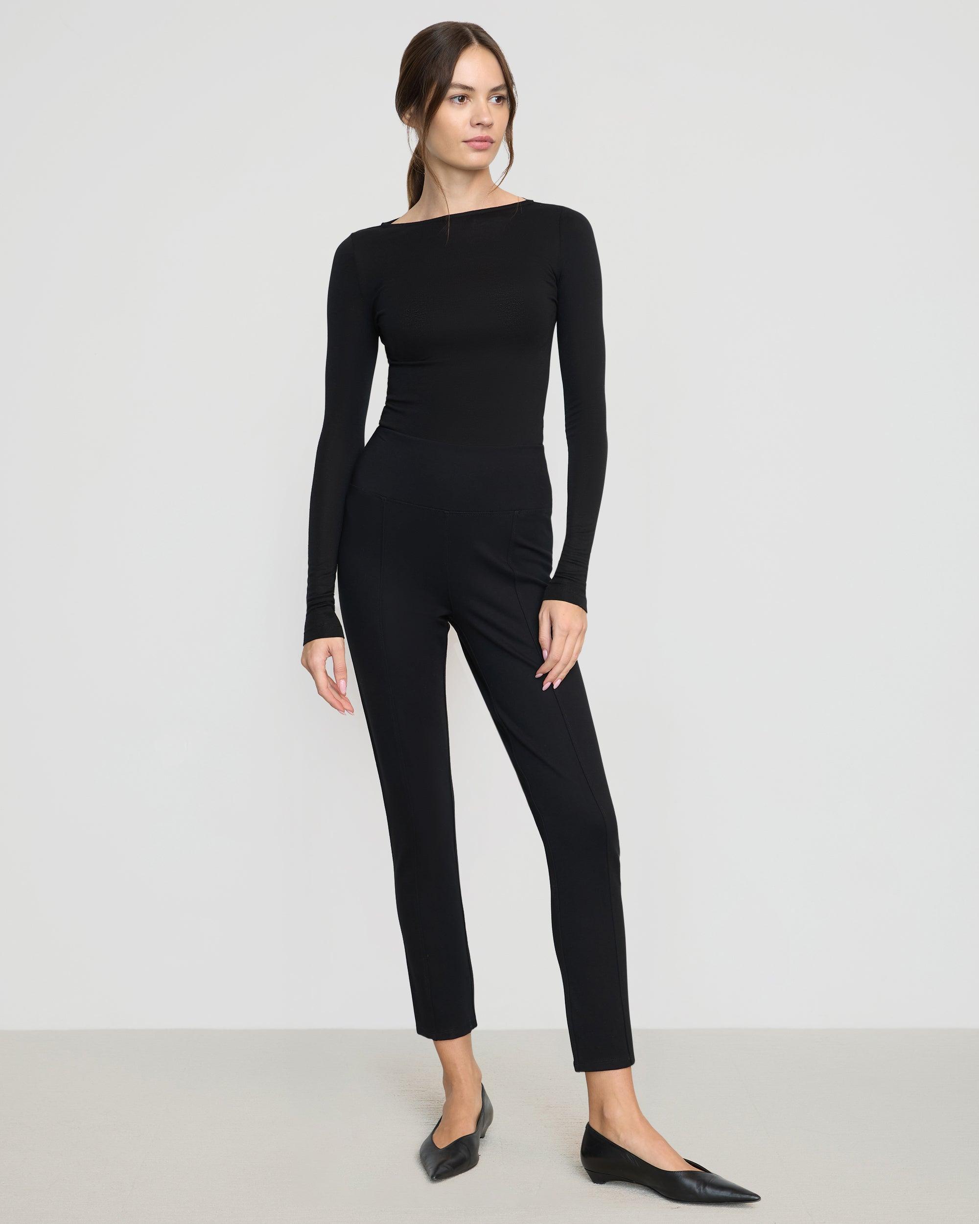 Bea Slim-Leg Ponte Stretch Pant Product Image