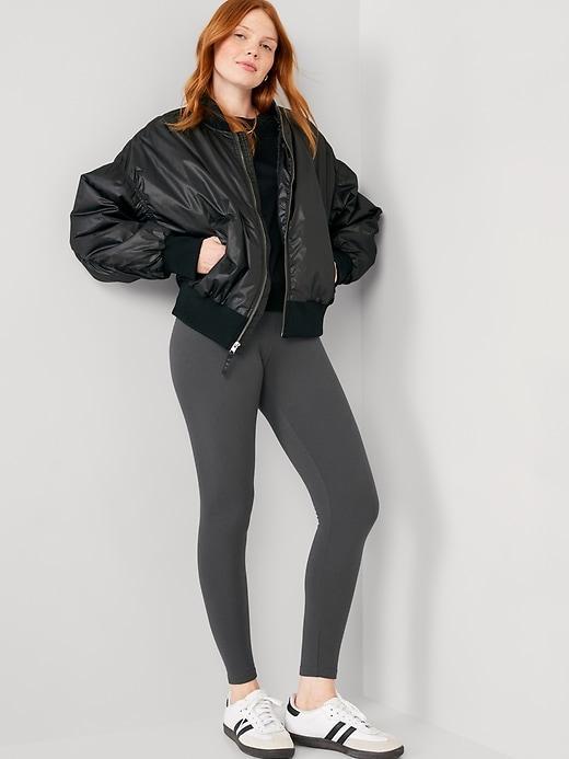 High-Waisted Fleece-Lined Leggings Product Image