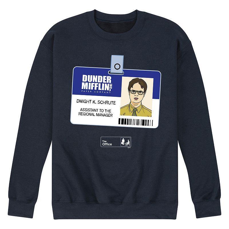 Mens The Office Dwight Schrute Badge Sweatshirt Product Image