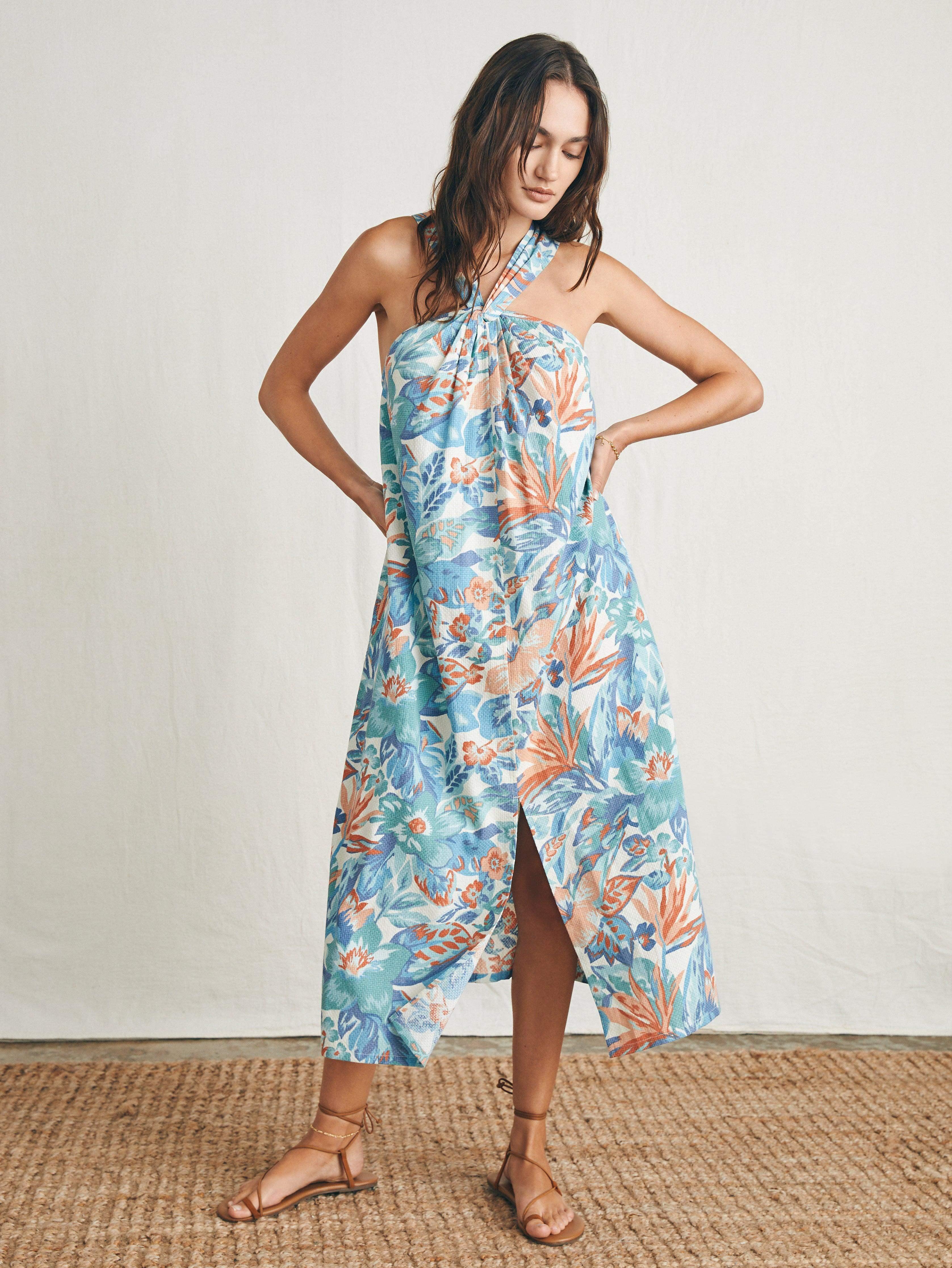 Bay Twist Dress - Paradise Blossom Floral Female Product Image