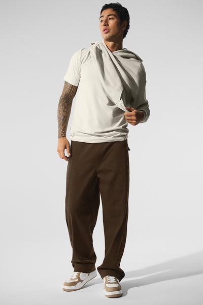 Edition Sueded Straight Leg Pant - Espresso Product Image