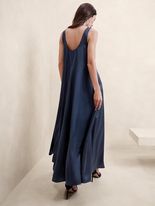 Serenade Silk Maxi Dress Product Image