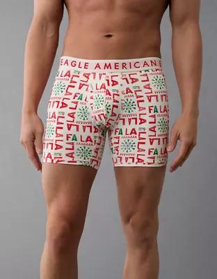 AEO Holiday Fa La La 6" Classic Boxer Brief Product Image