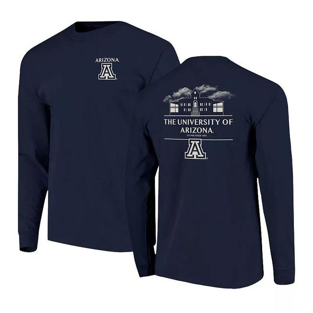 Mens Arizona Wildcats Comfort Colors Campus Nights Long Sleeve T-Shirt Blue Product Image