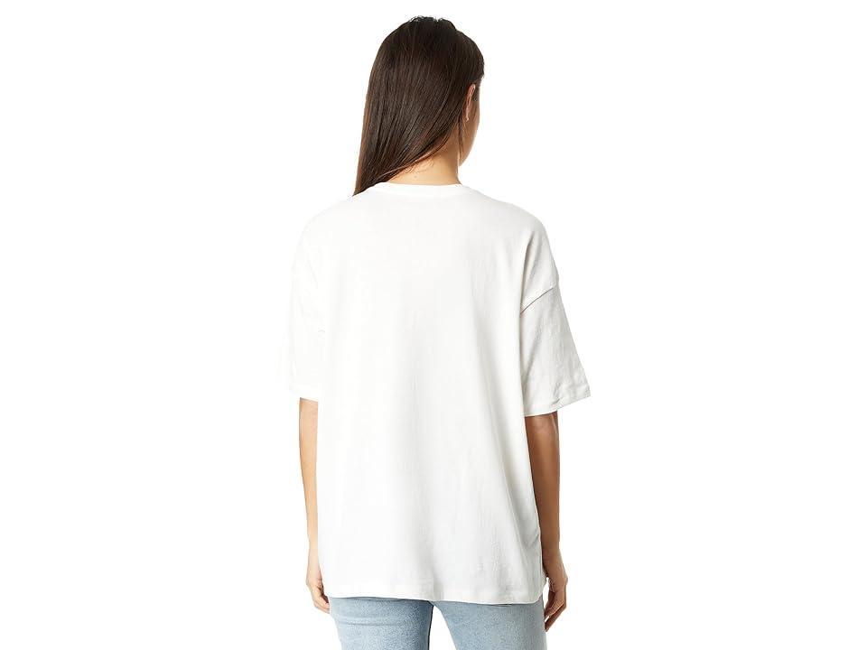 Billabong In Love with The Sun Boyfriend Tee (Salt Crystal) Women's Clothing Product Image