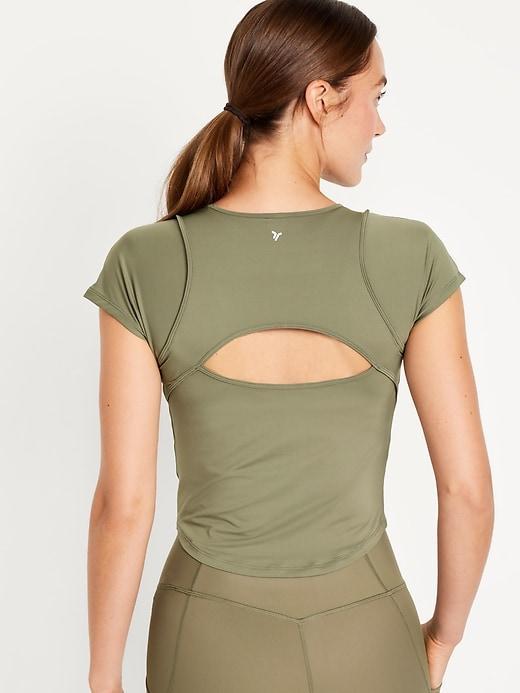 FlowForm Crop Cutout-Back Top Product Image