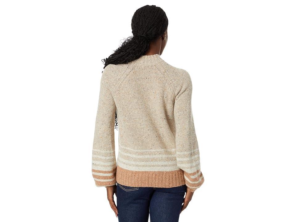 Smartwool Cozy Lodge Ombre Sweater (Oat Heather) Women's Clothing Product Image