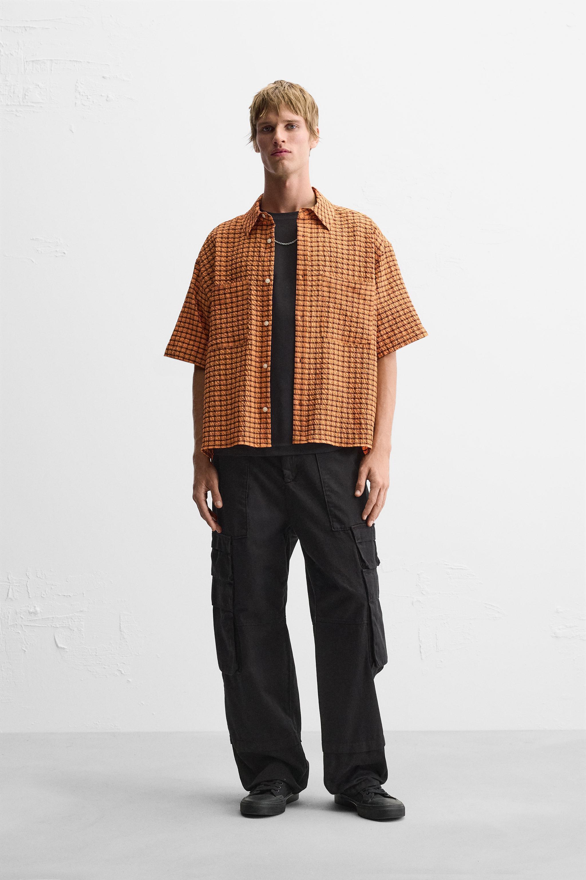 CHECKERED SEERSUCKER SHIRT Product Image