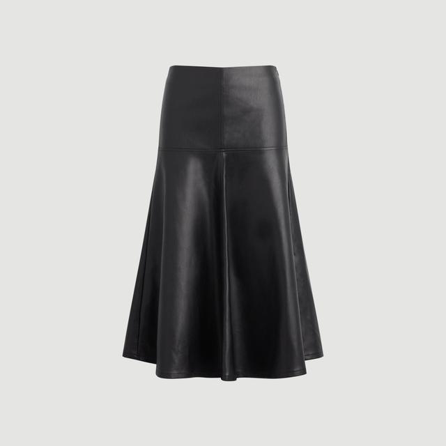 Harley A-Line Vegan Leather Skirt (Petite) Product Image