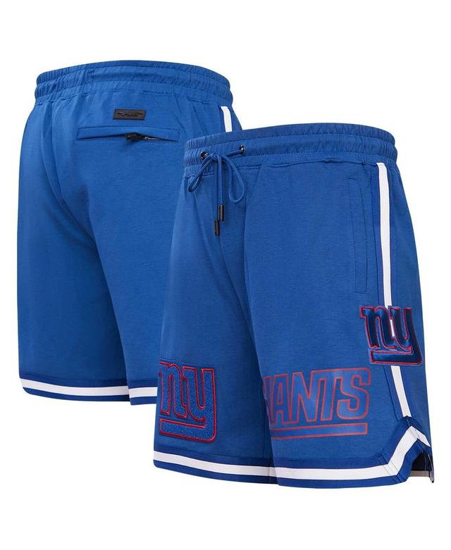 Mens Pro Standard Royal New York Giants Classic Chenille Shorts Product Image