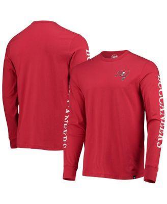 Mens Red Tampa Bay Buccaneers Franklin Long Sleeve T-shirt Product Image