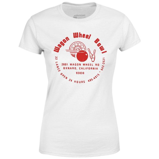 Wagon Wheel Bowl - Oxnard, CA - Vintage Bowling Alley - Women's T-Shirt Female Product Image