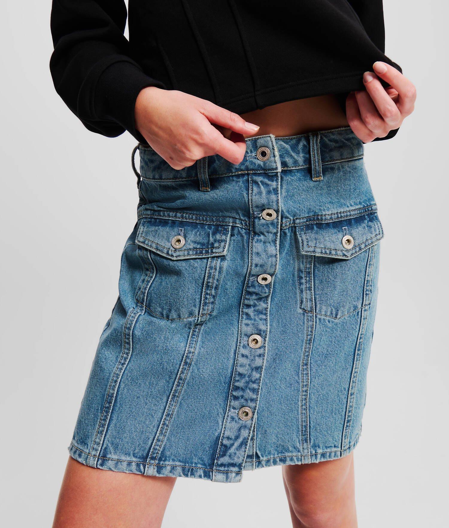 KLJ DENIM MINI SKIRT Product Image