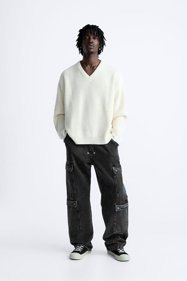 UTILITY POCKET JEANS Product Image