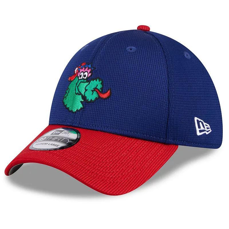 Mens New Era Philadelphia Phillies 2024 Batting Practice 39THIRTY Flex Hat Blue Product Image